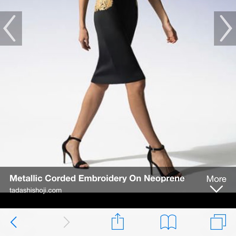 Brand New Never Been Worn Tadashi Shoji Dress. Black And Gold Size Small.